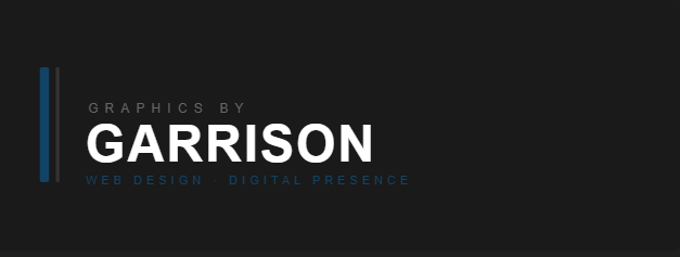 Graphics by Garrison logo